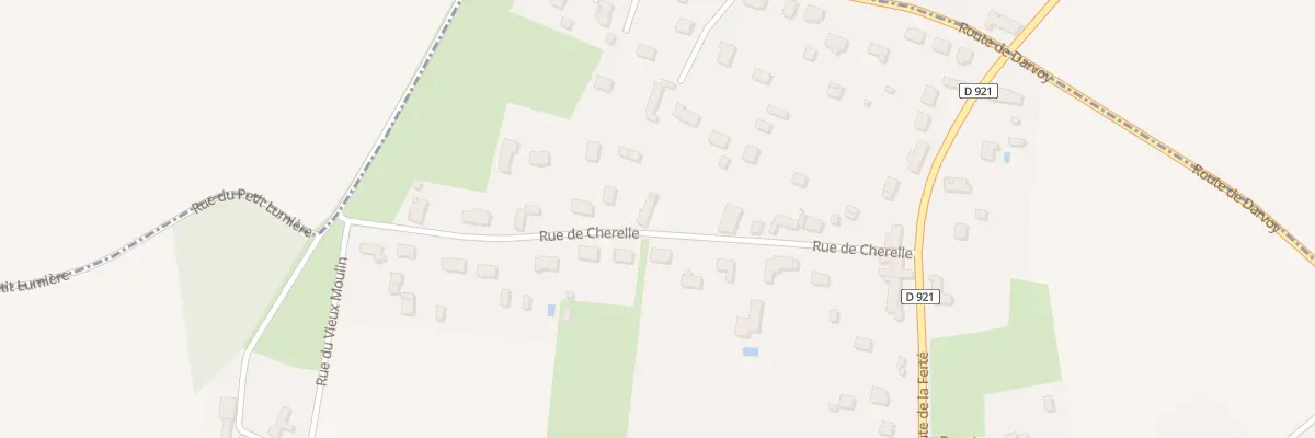 Plan du 20 Rue de Chérelle à Férolles