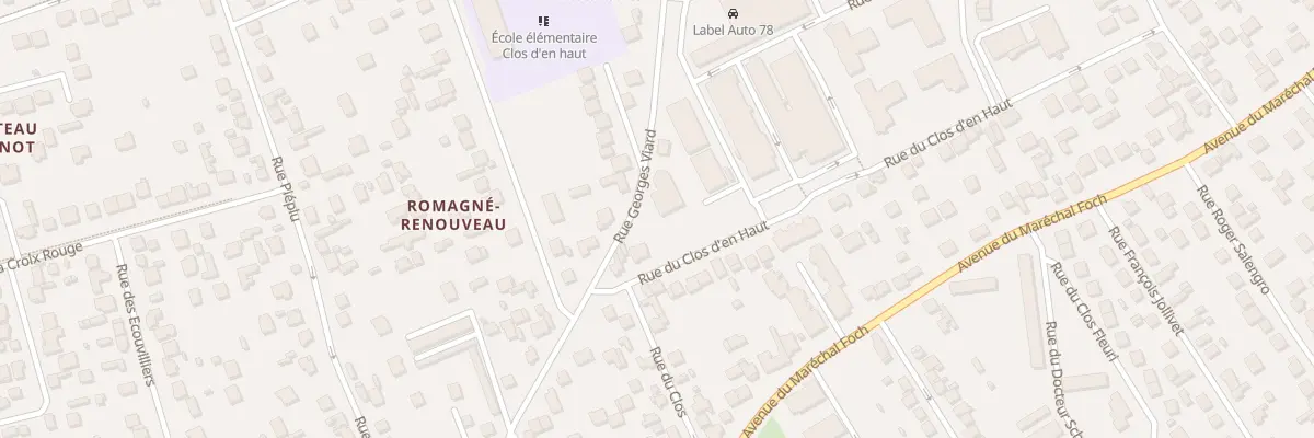 Plan du 38 Rue Georges Viard à Conflans-Sainte-Honorine