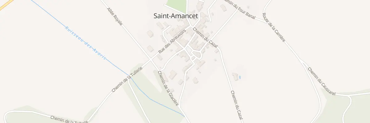 Plan du 6 Pl de la Liberté à Saint-Amancet