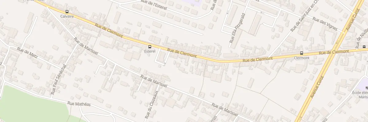 Plan du 136 Rue de Clermont à Beauvais