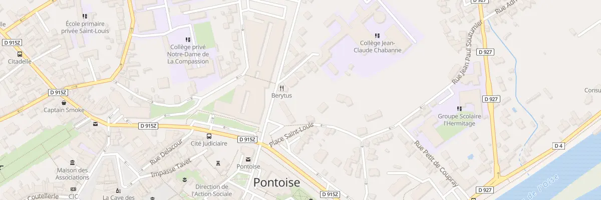 Plan du 6 Rue Victor Hugo à Pontoise