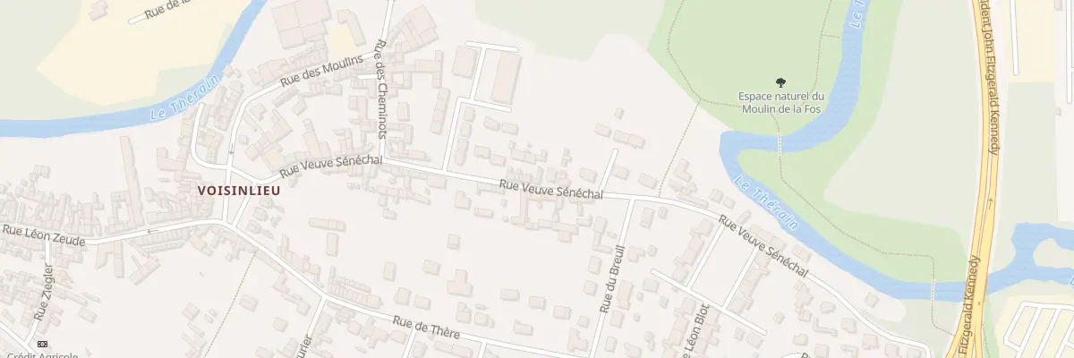 Plan du 23 Rue Veuve Sénéchal à Beauvais