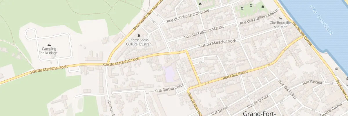 Plan du 97 Rue du Mal Foch à Grand-Fort-Philippe