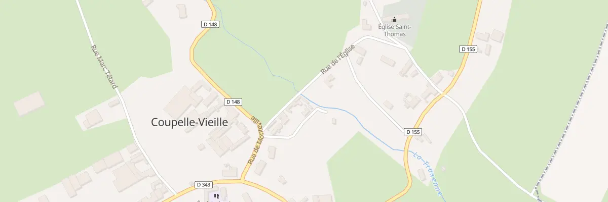 Plan du 11 Rue de l’Eglise à Coupelle-Vieille