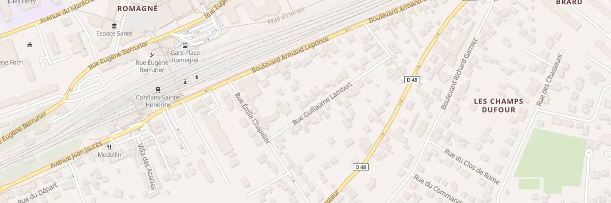 Plan du 11B Rue Guillaume Lambert à Conflans-Sainte-Honorine