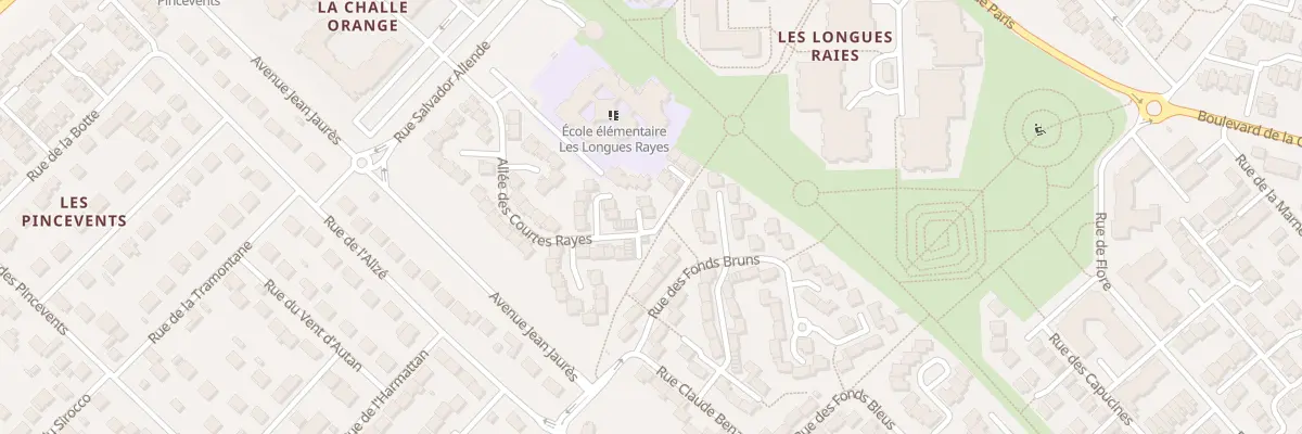 Plan du 20 All des Courtes Rayes à Éragny-sur-Oise
