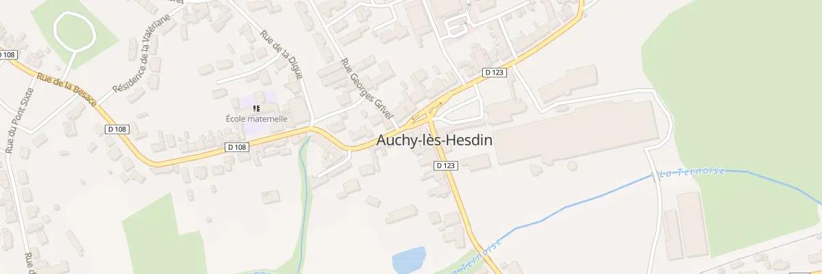 Plan du 3 Rue de la Besace à Auchy-lès-Hesdin