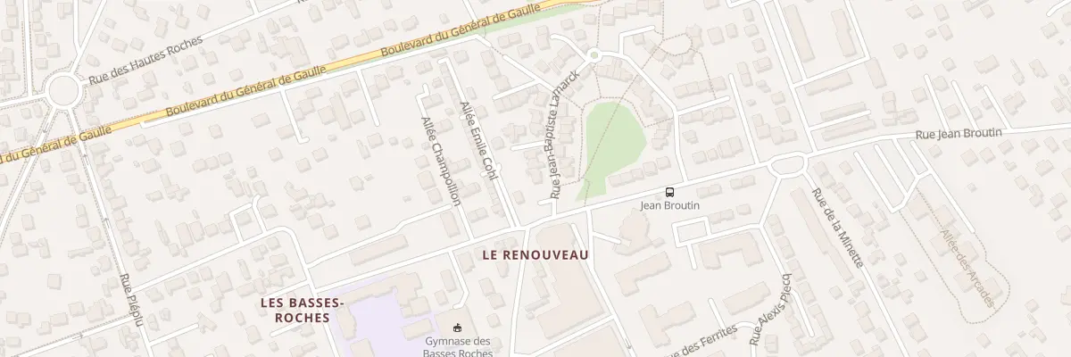 Plan du 1 Rue Jean Baptiste Lamarck à Conflans-Sainte-Honorine