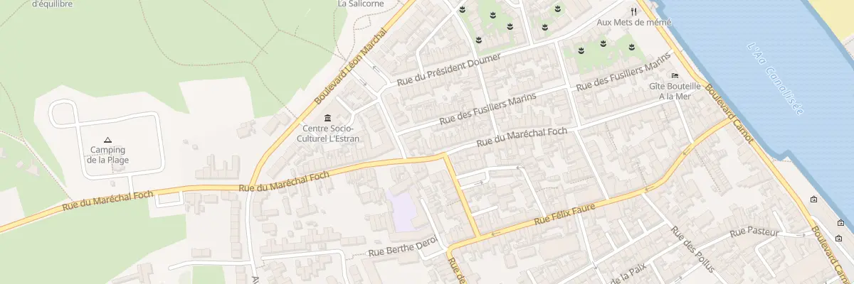 Plan du 68 Rue du Mal Foch à Grand-Fort-Philippe