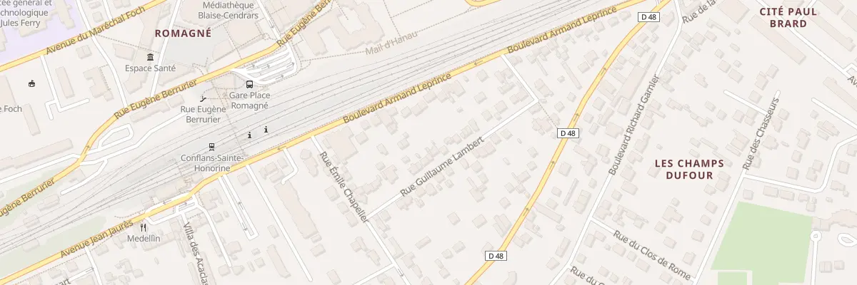 Plan du 15 Rue Guillaume Lambert à Conflans-Sainte-Honorine