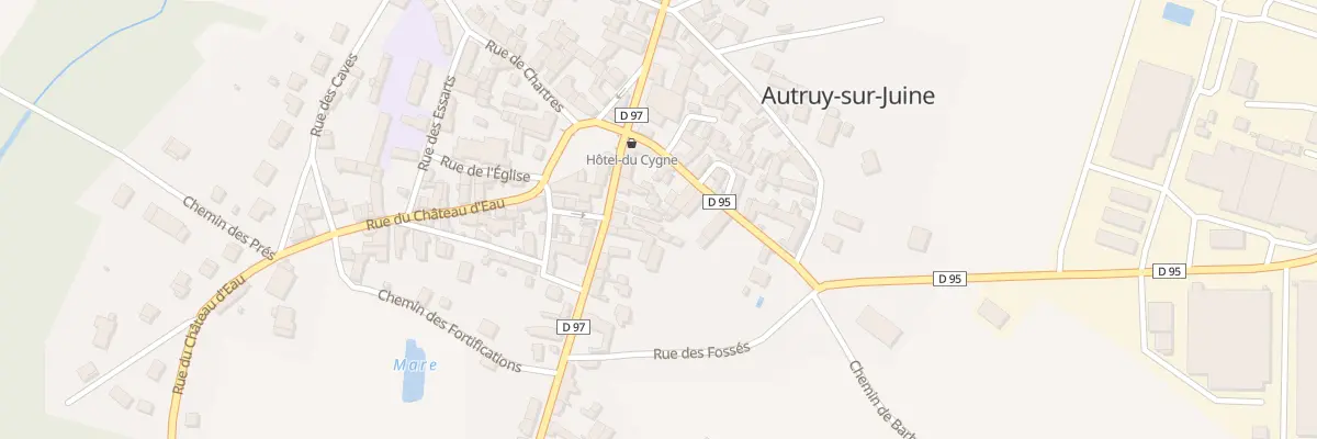 Plan du 25 Rue de la Libération à Autruy-sur-Juine