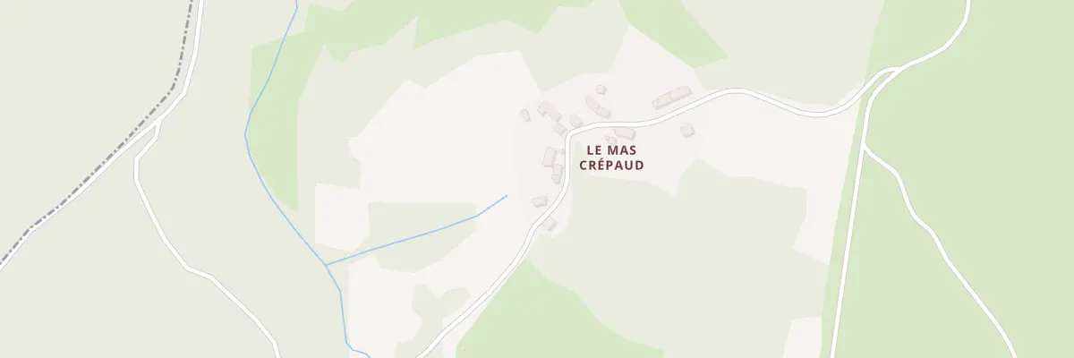 Plan du 11 Le Mas Crépaud à Gioux