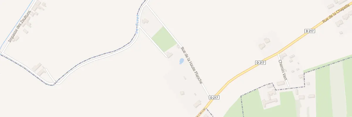 Plan du 9 Rue de la Haute Planche à Recques-sur-Hem