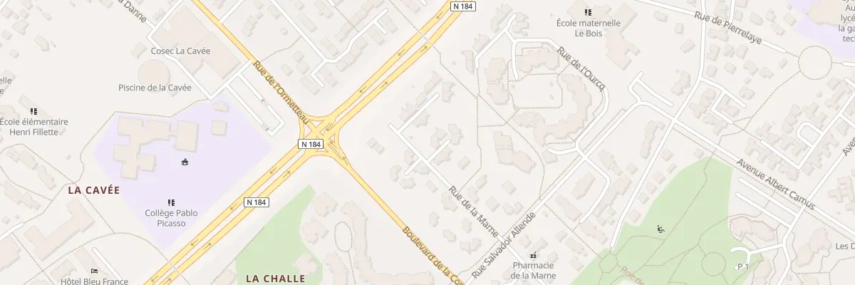 Plan du 25 Rue de la Marne à Éragny-sur-Oise