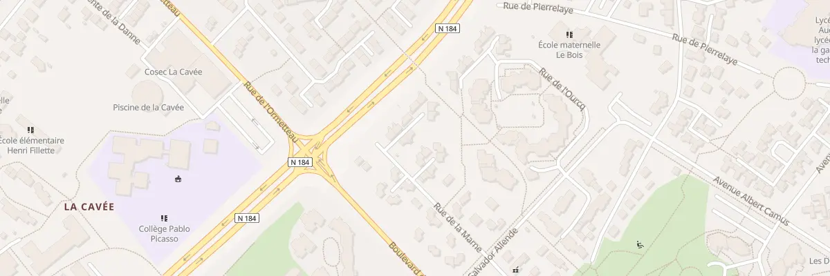 Plan du 21 Rue de la Marne à Éragny-sur-Oise