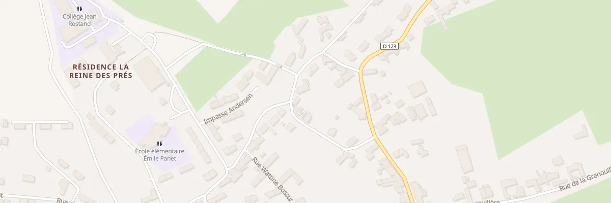 Plan du 14 Rue du Parquet Gambette à Auchy-lès-Hesdin