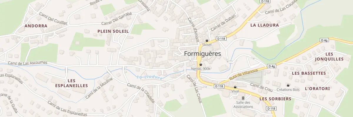 Plan du 12 Cami de la Ribera à Formiguères