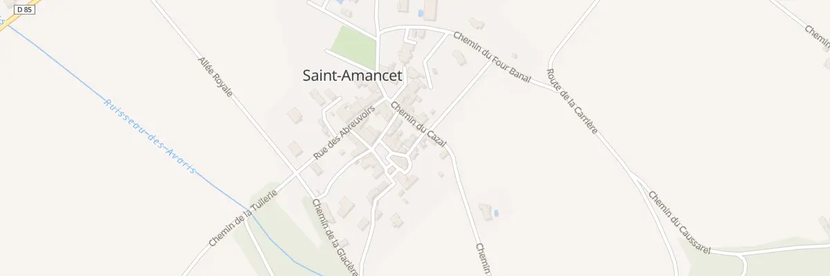 Plan du 4 Che du Cazal à Saint-Amancet