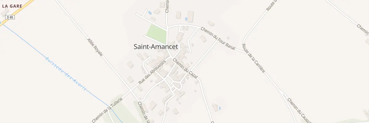 Plan du 1 Che du Cazal à Saint-Amancet