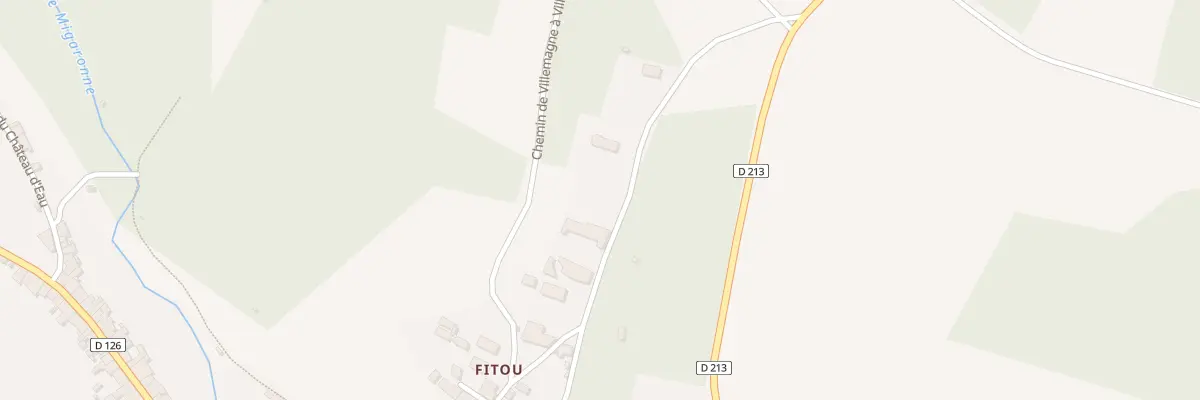 Plan du 11 Che de Fitou à Villespy