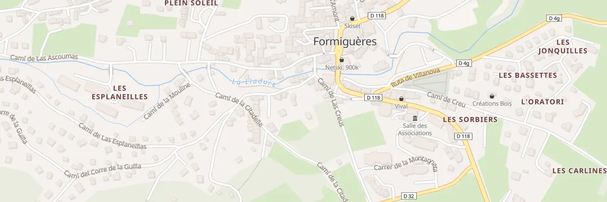 Plan du 9001 Cami de la Mouline à Formiguères