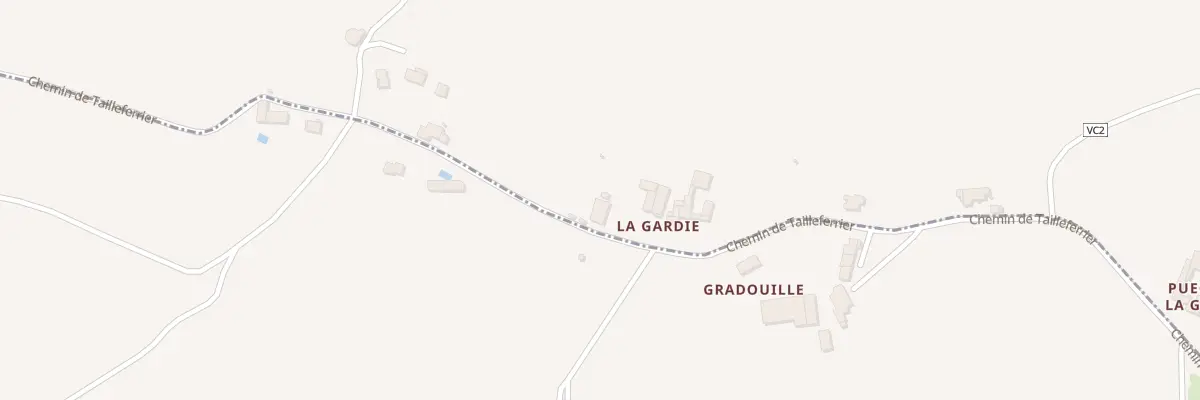 Plan du 1185 Che de Tailleferrier au Sequestre