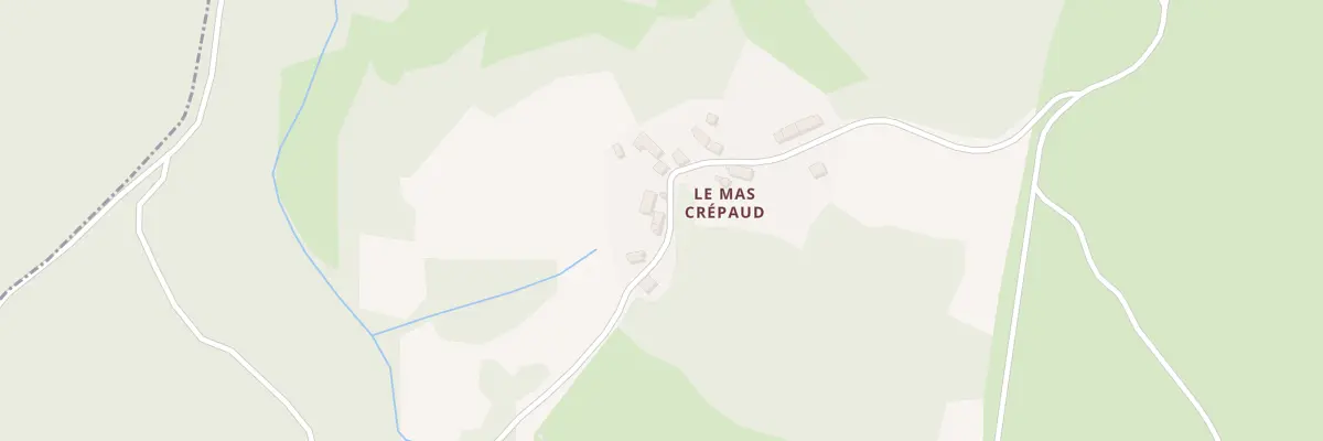 Plan du 13 Le Mas Crépaud à Gioux