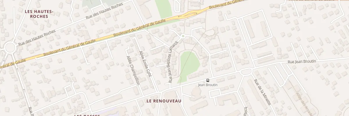 Plan du 12 Rue Jean Baptiste Lamarck à Conflans-Sainte-Honorine