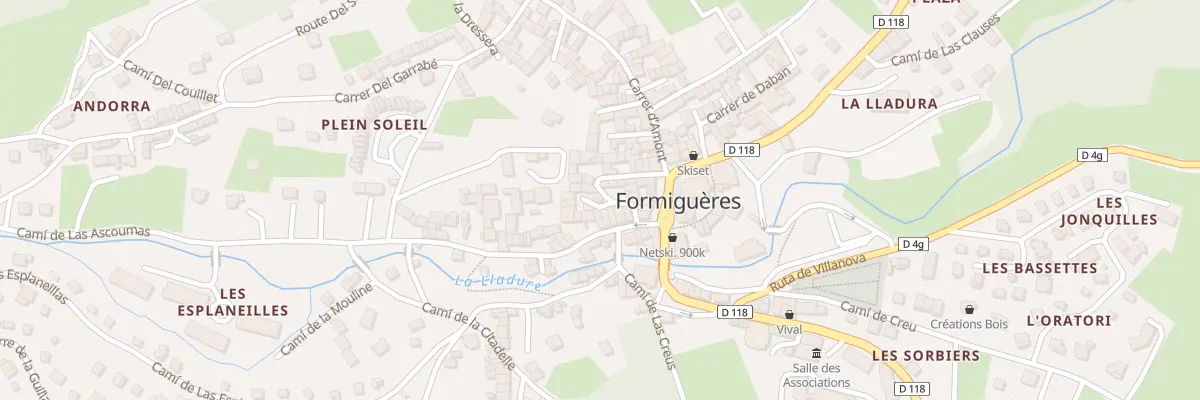 Plan du 70 La Ville à Formiguères