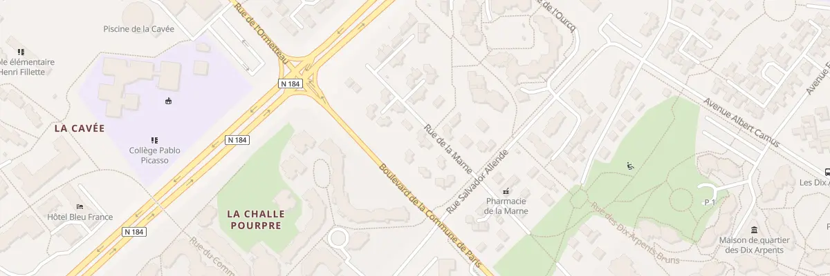 Plan du 28 Rue de la Marne à Éragny-sur-Oise