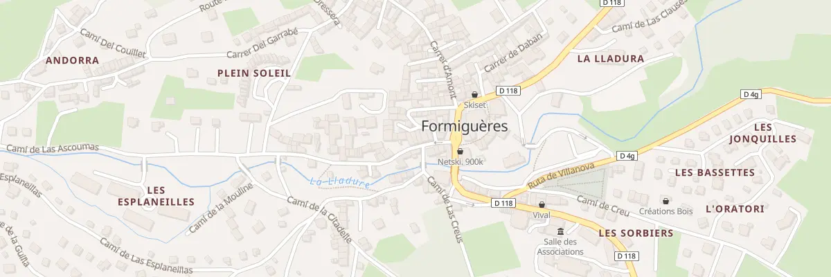 Plan du 8 Cami de la Ribera à Formiguères