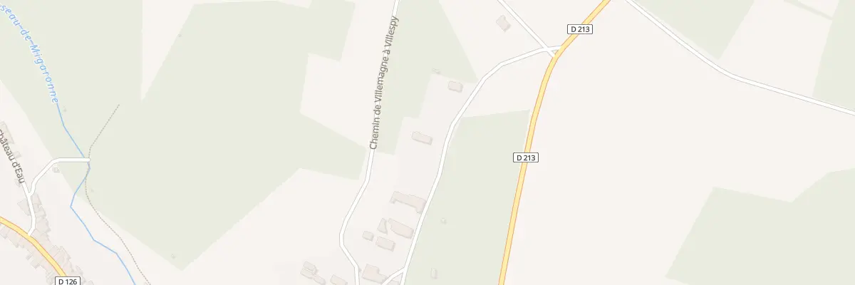 Plan du 182 Fontorbe à Villespy
