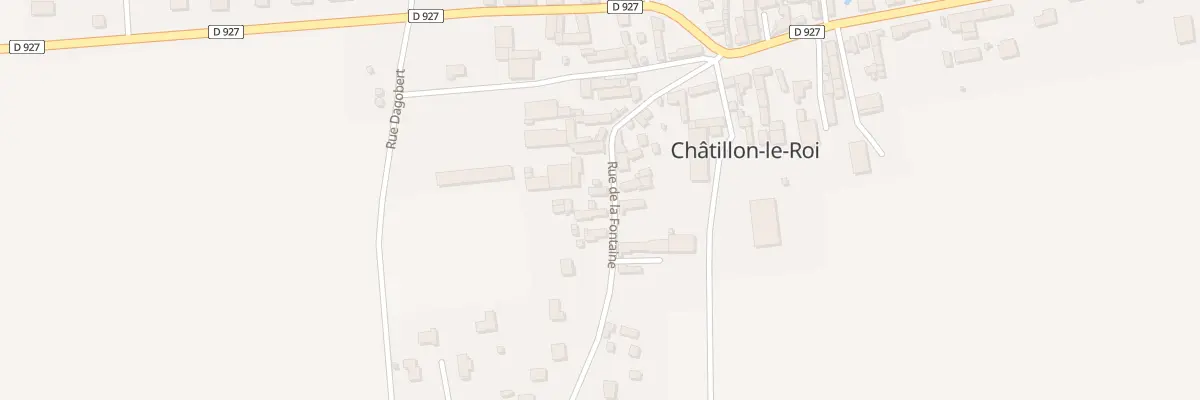 Plan du 8 Rue de la Fontaine à Châtillon-le-Roi