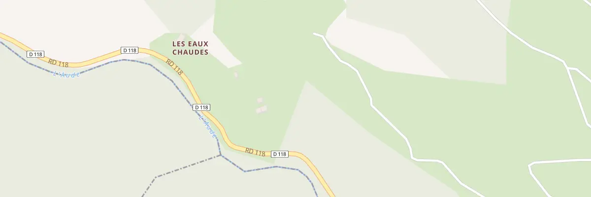 Plan du 152 Les Eaux Chaudes à Escouloubre