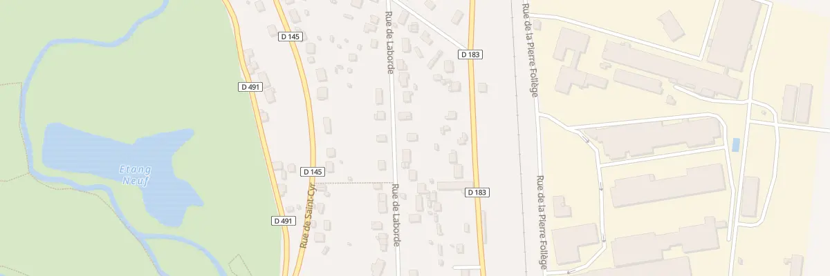 Plan du 14 Rue de Laborde au Mérévillois