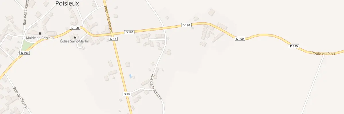 Plan du 1 Rue de la Ridaine à Poisieux