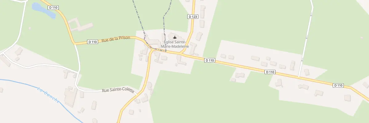 Plan du 6 Rue de l’Eglise à Vieil-Hesdin