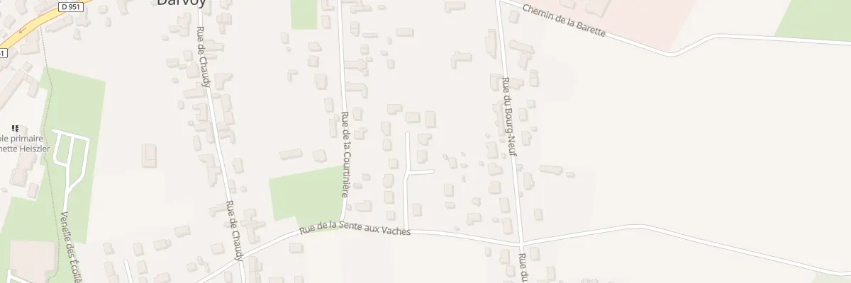 Plan du 14 Imp du Petit Averdoy à Darvoy