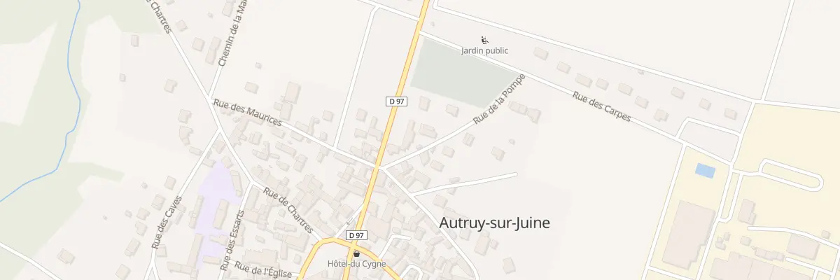 Plan du 1 Rue de la Pompe à Autruy-sur-Juine
