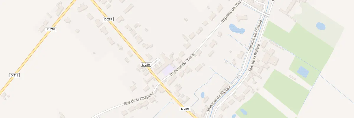 Plan du 67 Imp de l’Ecole à Polincove