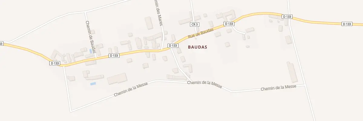 Plan du 12 Baudas à Attray
