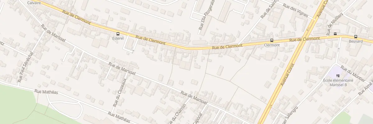 Plan du 156 Rue de Clermont à Beauvais
