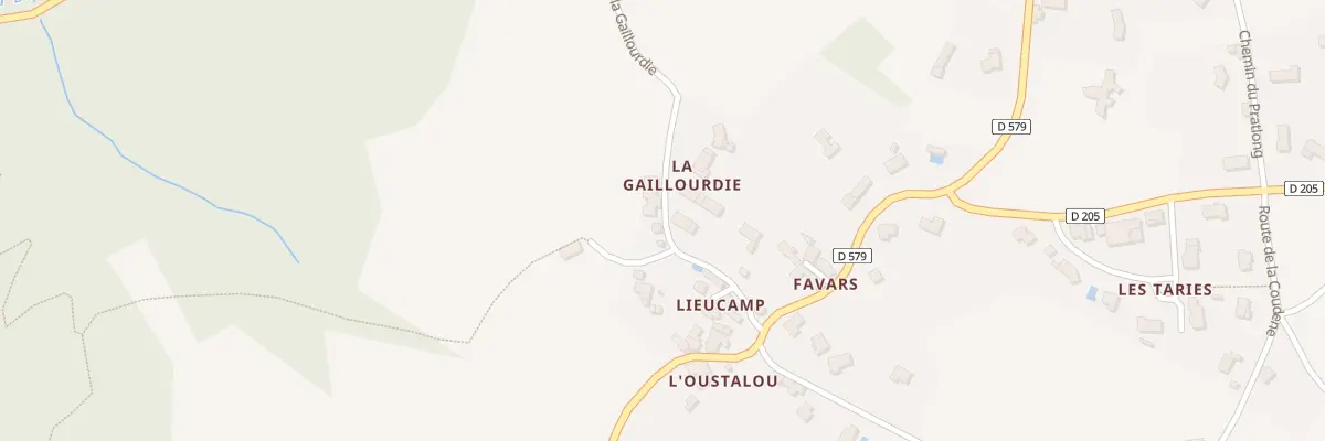 Plan du 5072 La Gaillourdie à Sonnac