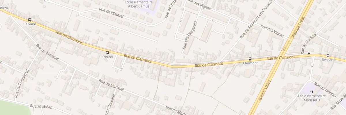 Plan du 155 Rue de Clermont à Beauvais