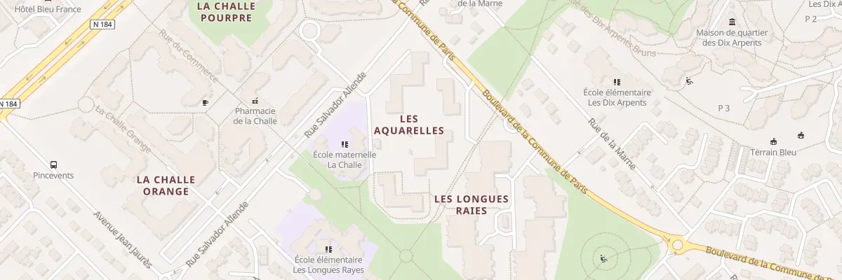 Plan du 8 Les Rayes Brunes à Éragny-sur-Oise