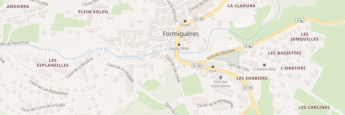 Plan du 1B Cami de Las Creus à Formiguères