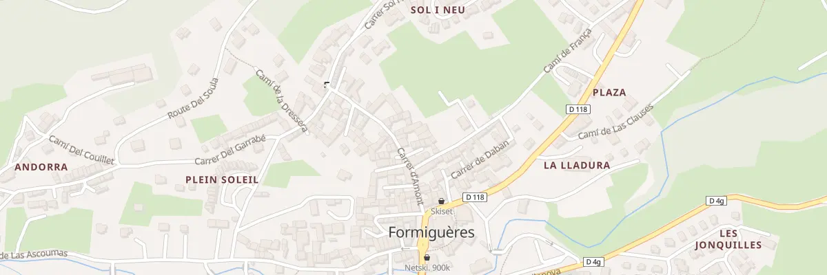 Plan du 12 Cae d’Amont à Formiguères
