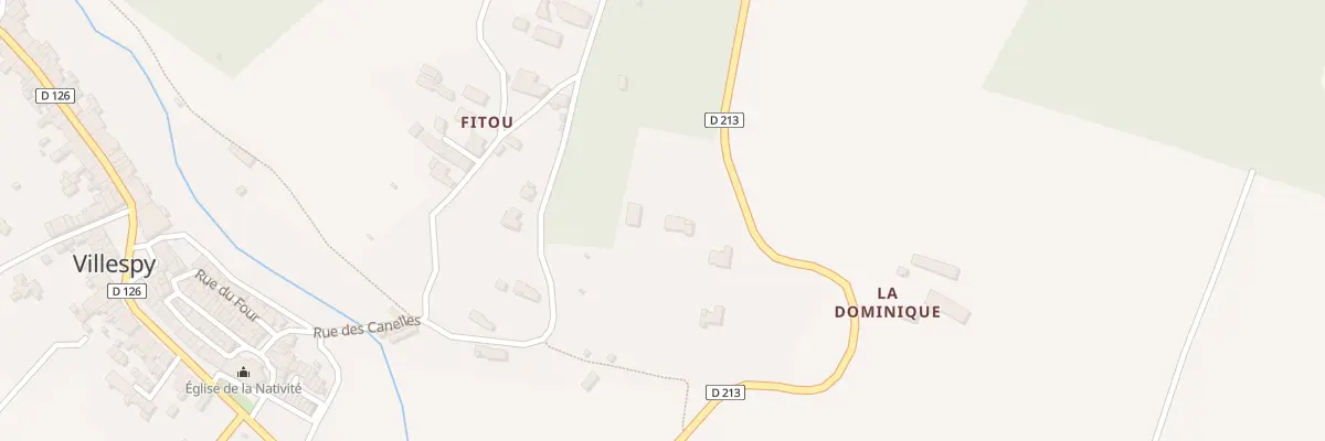 Plan du 202 La Coume à Villespy