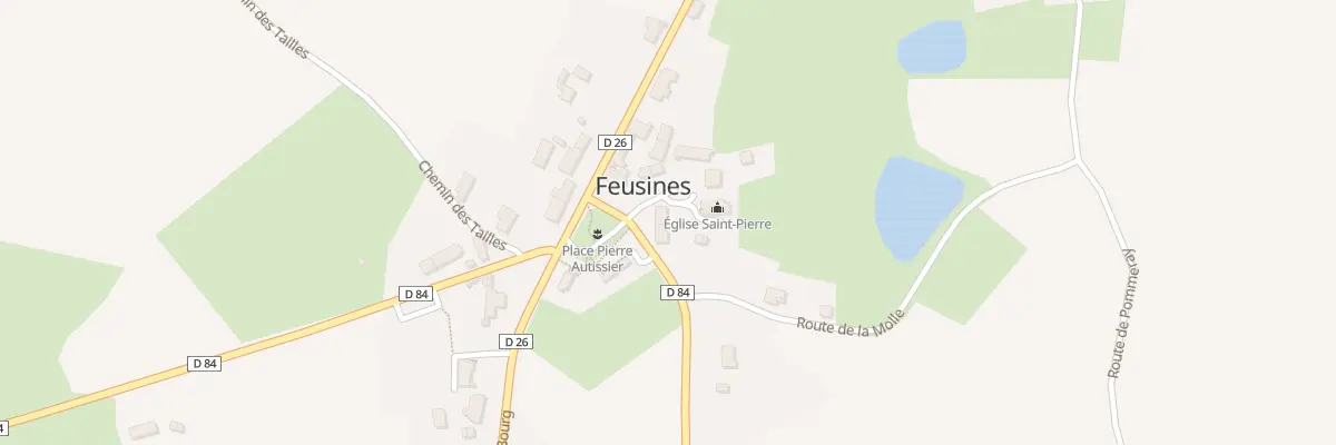 Plan du 9 Pl Pierre Autissier à Feusines