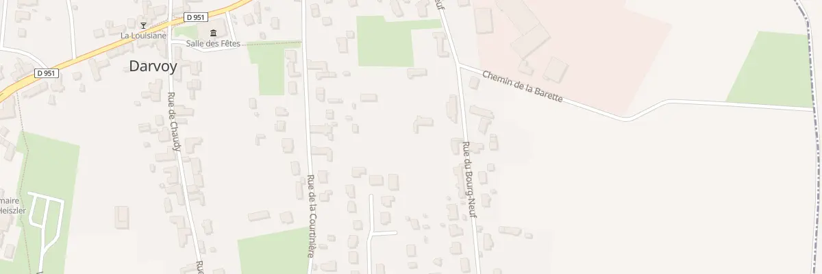 Plan du 18 Rue du Bourg Neuf à Darvoy